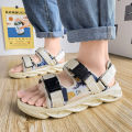 IELGY Men's Fashion Casual Open Toe Breathable Velcro Sandals. 