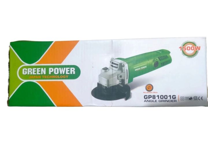 Angel Grinder Machin/Tiles Cutter Machin/ - 4" (100mm) Green Power (Japan Technology)