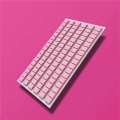 192 PCS Adhesive Poster Putty Sticky Non-Toxic Mounting Putty Reusable & Removable Wall Safe Putty (Pink).