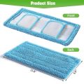 3Pcs Reusable Microfiber Mop Pads Compatible for Swiffer Sweeper Mops.