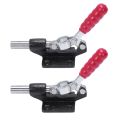 2X 32mm Plunger Stroke Metal Push Pull Toggle Clamp 227Kg 500 Lbs. 