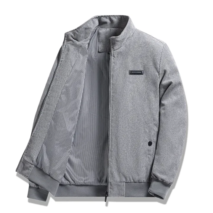 JSNFYSJ2229BO%20Jacket%20men's%20stand-up%20collar%20coat%202023%20new%20spring%20and%20autumn%20coat%20corduroy%20stand-up%20collar%20shirt%20fashion%20men's%20-%20Image%204