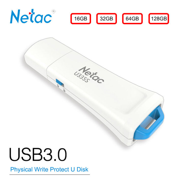 【High-quality】 Netac U335S 64GB 32GB 16GB USB3.0 Flash Drive Write Flash Drive Thumb Drive Disk On Key Pendrive Memory Stick