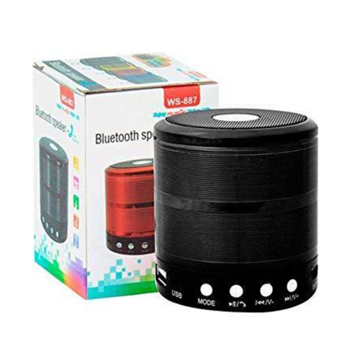 Ws 887 Mini Bluetooth -Speaker -Black