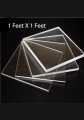 Acrylic Sheet Clear plastic sheet plexiglass Transparent 4mm thick 1X1 Feet - 1pcs. 