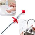 Pipe Dredging Tools Drain Snake/Cleaner Sticks Clog Remover Cleaning Tools Household for Kitchen Sink 24 inch. 
