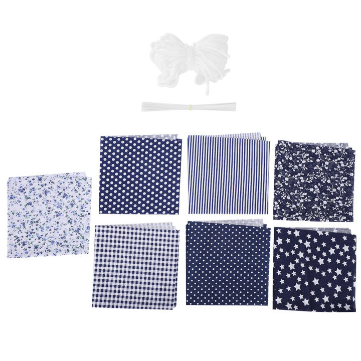 7Pcs%20DIY%20Face%20Cloth%20Cover%20Sewing%20Cotton%20Color%20Patch%E2%80%91Work%20Dustproof%2025x25cm%20-%20Image%208