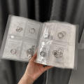 Sealing Bags Jewelry Storage Book Portable Frosted Transparent Necklace Organizer Button Closure Anti-oxidation Ring Holder for. 