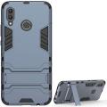 For Huawei Nova 3i Iron Man Stand Cover Hard Armor and Soft Silicone TPU Frame Phone Case.