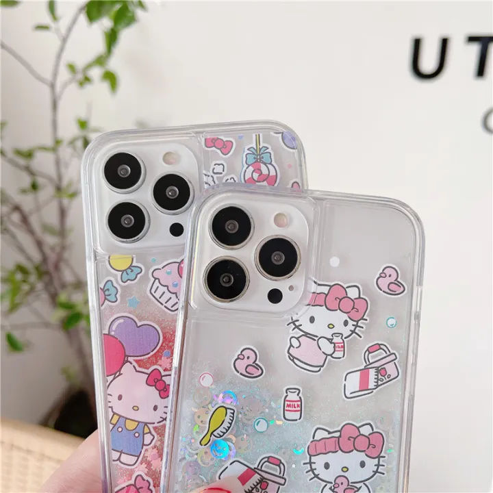Hello%20Kitty%20Cartoon%20Kawaii%20Liquid%20Glitter%20Phone%20Cases%20for%20iPrelaxhone%2014%2013%2012%2011%2015%20Pro%20Max%20X%20XR%20Quicksand%20Sequins%20Back%20Cover%20-%20Image%203