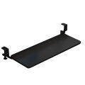 Keyboard Sliding Tray Punch Free Keyboard Stand Drawer Adjustable Height Computer Desk Extender Black. 