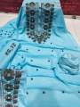 Indian New Stylish Exclusive Collection Weightless Georgette Computer Embroidery Work Four-Piece Salwar Kameez For Women. 