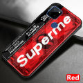 Supreme Phone Case Realme C21Y Back Cover Tempered Glass Protector Mirror Cases SUP Superme Supreme Design Realme C21Y Case. 