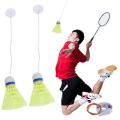 1 Set Rebound Traininer Badminton Accompanying Practice Stretch Self Training Badminton Elastic Rope Traceless Hook. 