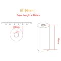 【7Rings Store】（NEW）5PCS/lot Thermal Printing Paper 57x30mm Thermal Receipt Paper Roll For Mobile POS 58mm Thermal Printer Lot. 