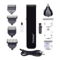 Kemei 4 in 1 Rechargeable Grooming Kit KM-3580 Black. 