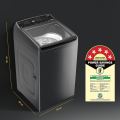 Whirlpool 8 kg Fully Automatic Top Load Washing Machine with In-built Heater Grey (MAGIC CLEAN PRO SW H 8 KG GREY 10YMW).