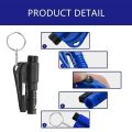 Mini Car Window Glass Breaker Seatbelt Cutter 2 in 1 Auto Emergency Keychain Escape Tool Random Color T35.