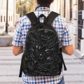 Raven Rage Backpacks for Men Women School College Students Bookbag Fits 15 Inch Laptop Halloween Witch Gothic Scary Crow Bags. 