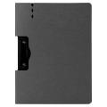 Deli 64512 PP Foam Clip Board with Cover Horizontal Dark Grey.
