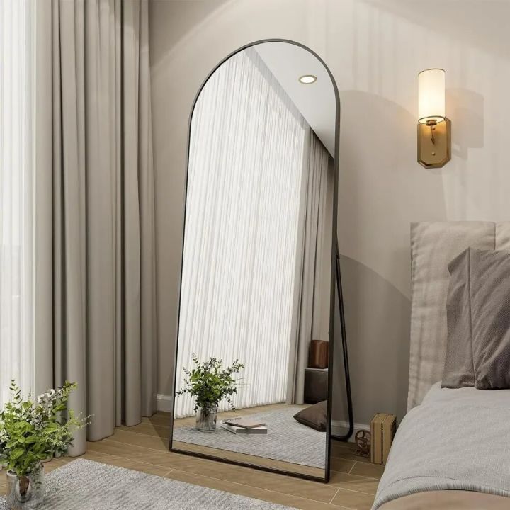 Arch%20Floor%20Mirror,%20Full%20Length%20Mirrors%20Wall%20Hanging%20or%20Leaning%20Arched-Top%20Full%20Body%20with%20Stand%20for%20Bedroom,%20Dressing%20Room,%20Black%20-%20Image%202