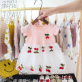 Baby Summer Embroidery Dress. 