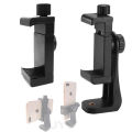 Live phone clip 360° rotation horizontal and vertical clip knob fixing tripod selfie stick lazy stand accessories.