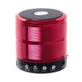 WS-887 Mini Bluetooth Speaker - Red. 