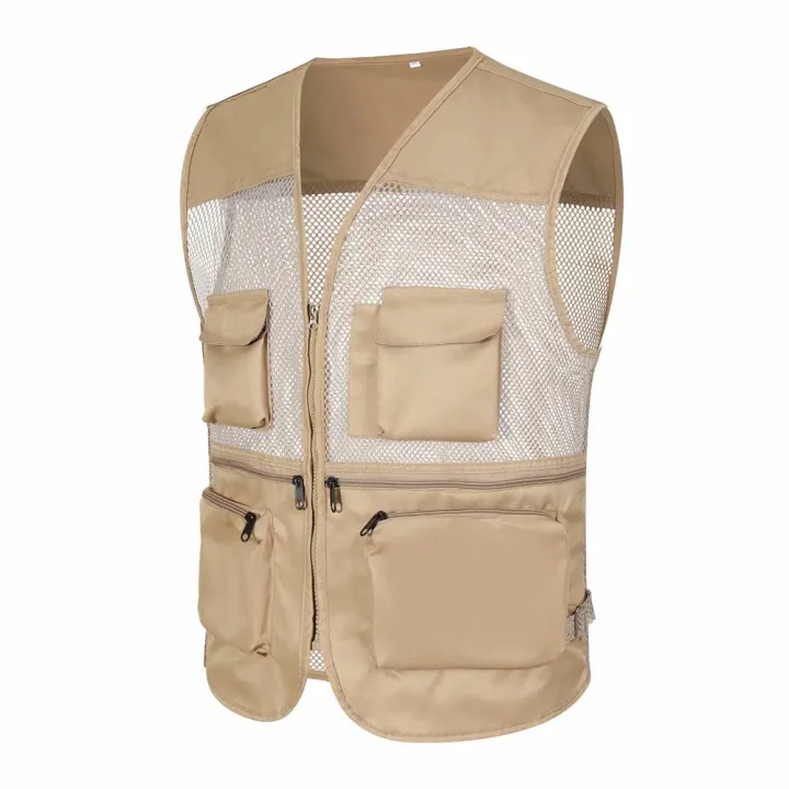 Men's%20Outdoor%20Fishnet%20Sleeveless%20Mesh%20Waistcoat%20Hollow%20Out%20Multi%20Pockets%20Photography%20Vest%20Breath%20Casual%20Comfort%20Workwear%20Coat%20-%20Image%202