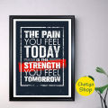 Motivational quote photo frame for home decoration. 