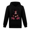 Kids Wednesday Addams Family Cosplay Costume 2023 Addams Baby Girls Sweatshirts Fashion Boys Pullover Hoodie Children Clothes.