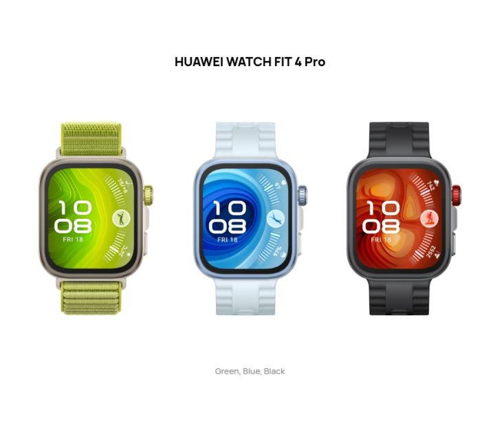 HUAWEI WATCH FIT 4 Pro Pro-Level Outdoor Sports Sapphire Glass & Titanium Golf Courses Map2 Up to 10-Day Battery Life- 6months Warranty