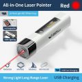 SmilingShark Laser Pointer Pen Portable Green Red Laser Pointer Light Powerful USB Rechargeable Flashlight Cat Play Toy Teach Pointer Presentation Fashion Laser Creative Laser Lamp. 