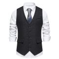 Men‘s Suit Vests Vintage Style Smart Casual Waistcoat Slim Single Breasted Suit Vest Men Sleeveless Formal Wedding Waistcoat Man.
