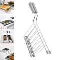 Toast Slice Holder Oven Stainless Steel Sandwich Rack for Roasting Household.