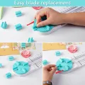 Paper cutter High-quality Multi-function 4 in 1 Creasing machine Portable Precise Paper trimmer for Office Supplies Craft enthusiasts Home DIY projects Scrapbooking Precision cutting. 