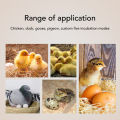 Incubator Temperature Humidity Controller Accurate Incubator Thermostat Controller Intelligent Large Display for Chicken Goose Duck.