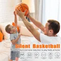 Foam Basketball, Indoor High Density Training Basketball 3D Texture Quiet Bounce No Noise Ball for Home Beach Pool Durable Easy to Use. 