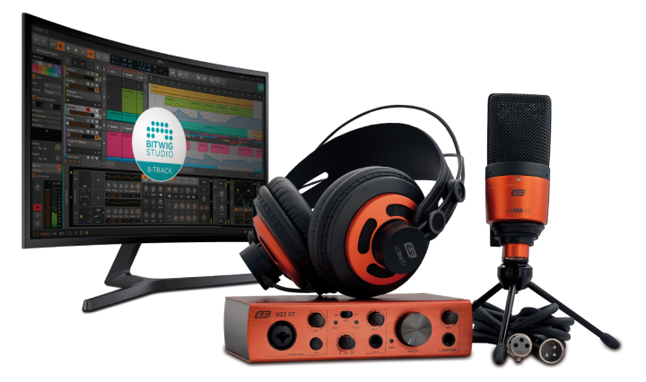 ESI Audio U22 XT cosMik Set Professional Studio Recording Bundle