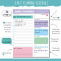 English Notebook Daily Planner Weekly Planner Monthly Planner Tearable Schedule Memo Pad. 