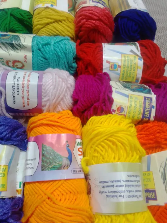 12%20pcs%20Wool%20thread,%20Wool%20Crochet%20Kniting%20Yarn%20-%20Image%204