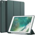 Premium Smart Flexible Trifold Flip Stand Case Cover with apple Pencil Holder for Apple iPad 10.2 inch 9th Gen 2021 Cover 8th Gen 2020 7th Gen 2019 Generation Case (Blue).