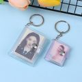 Clear PVC Small Picture Book Mini Photo Album Keychain Photos Key Chain. 