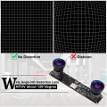 Synchronous 3D Stereo VR USB Camera 3840X1080P 4MP 60Fps Mini USB Dual Camera Module with 130 Degree Wide Angle Lens Easy to Use.