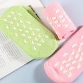 1pair Spa Silicone Socks Moisturizing Gel Socks Exfoliating and Preventing Dryness Cracked Dead Skin Remove Protectors Foot Care. 