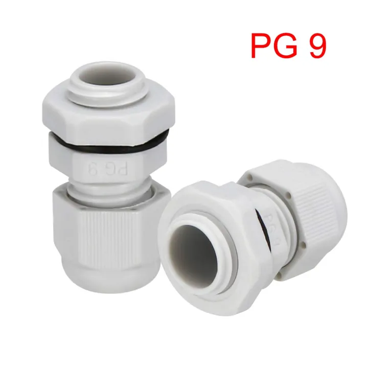 2Pcs-%20PG9%20PG-9%20Waterproof%20Plastic%20Cables%20Gland%20Connector%20Joint%204-8mm%20Adjustable%20With%20Lock%20Nut%20Cables%20Glands%20Machine%20Control%20Box%20Distribution%20Panel%20-%20Image%204