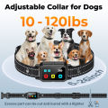 3300Ft Electric Dog Training Collar Remote Control IP7 Waterproof Rechargeable Dog Bark Collar for All Size Dog Vibration Sound. 