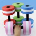 Foam Dumbbells, Aquatic Exercise Dumbbells Water Barbells Hand Bars Swim Training Fitness Equipment.
