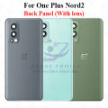 For onePlus Nord 2 Back Panel/Backshell/ Casing +Camera Lens  With Logo-All Colors Available. 