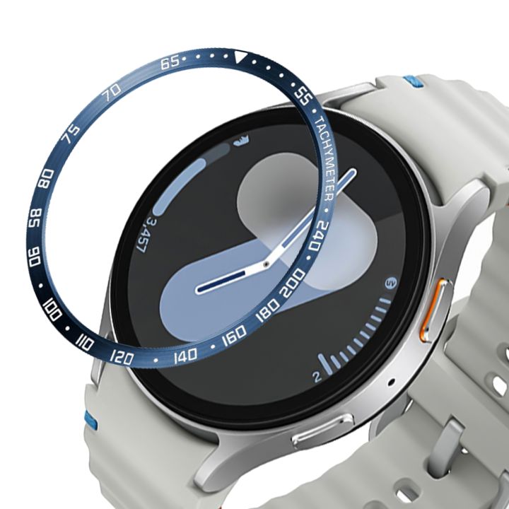 Style E Watch Dial Stainless Steel Bezel Ring Cover For Samsung Galaxy Watch 7 44mm